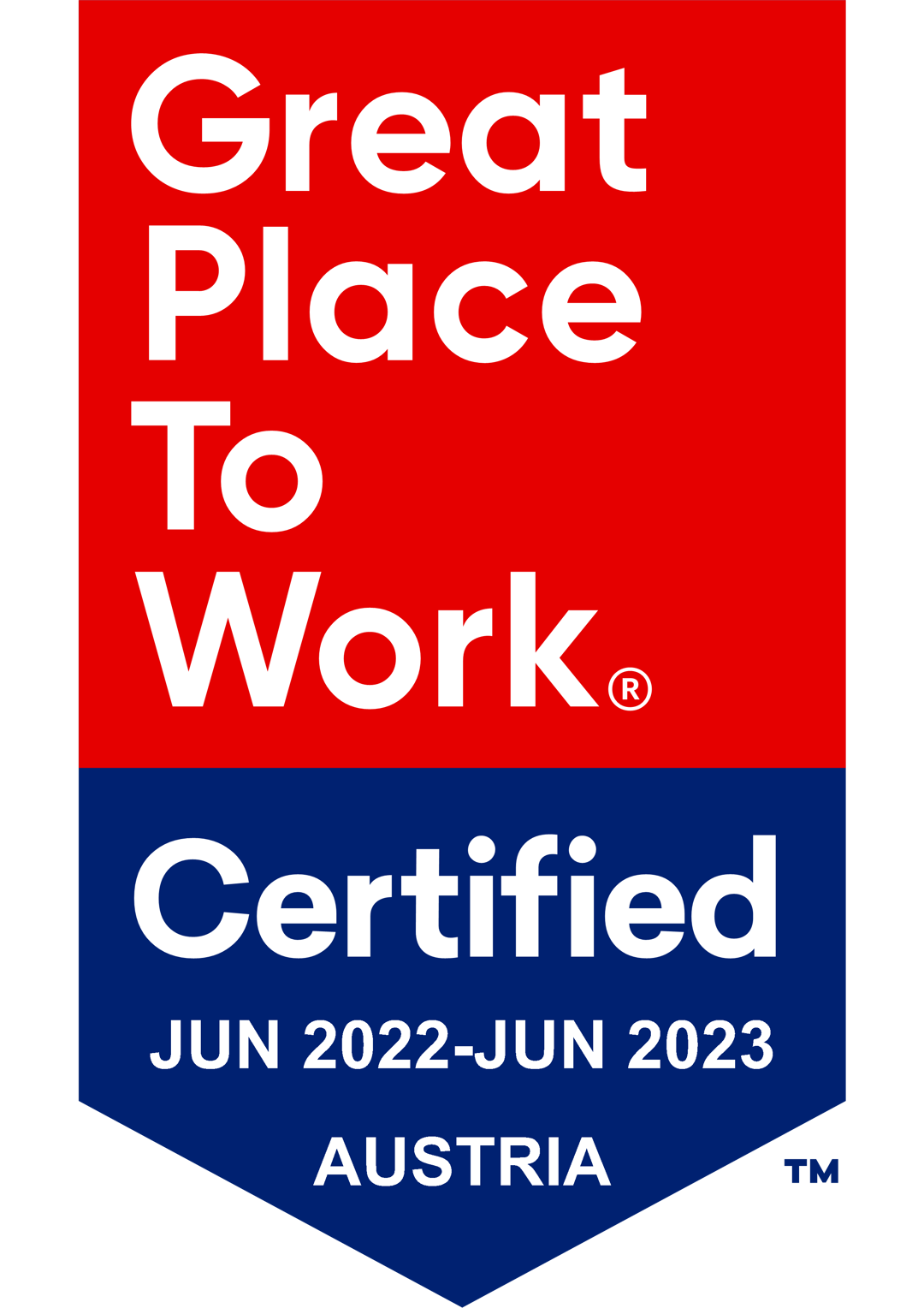 Great Place to Work® Certified Badge