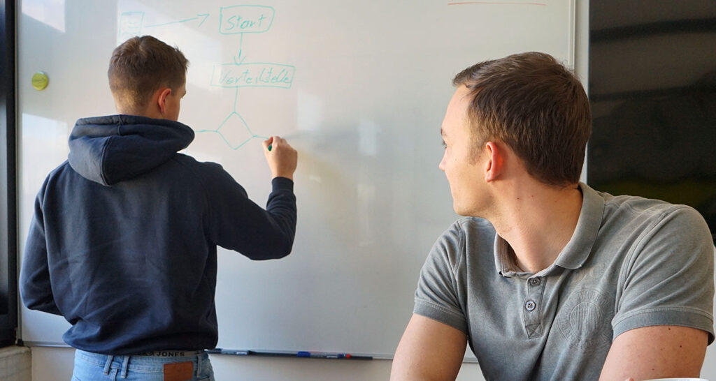 Das Whiteboard kommt in der IT oft zum Einsatz