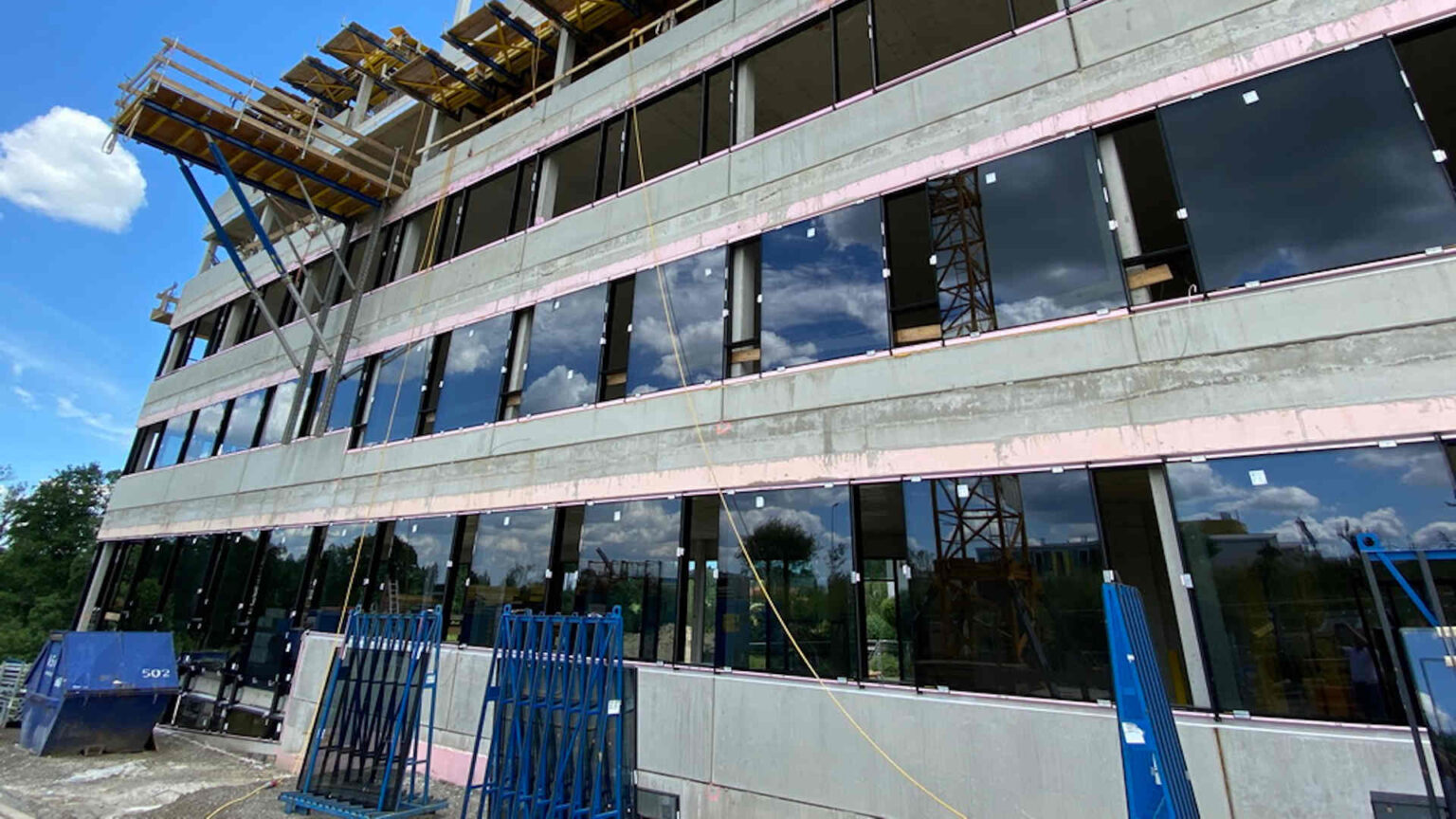 Der Neubau von COUNT IT nimmt Form an.