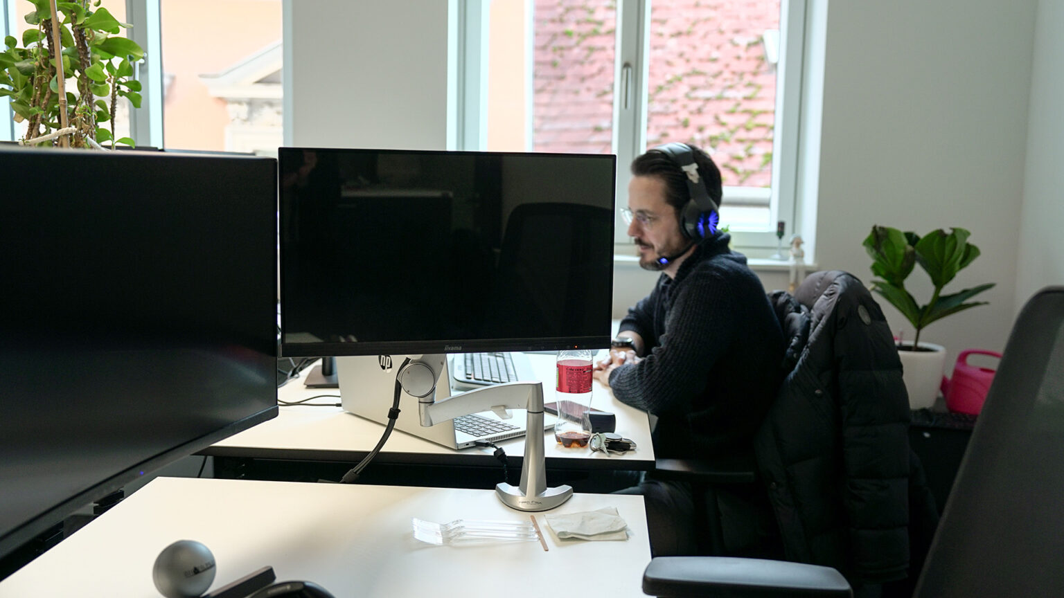 Arbeitsplatz im COUNT IT Office Linz